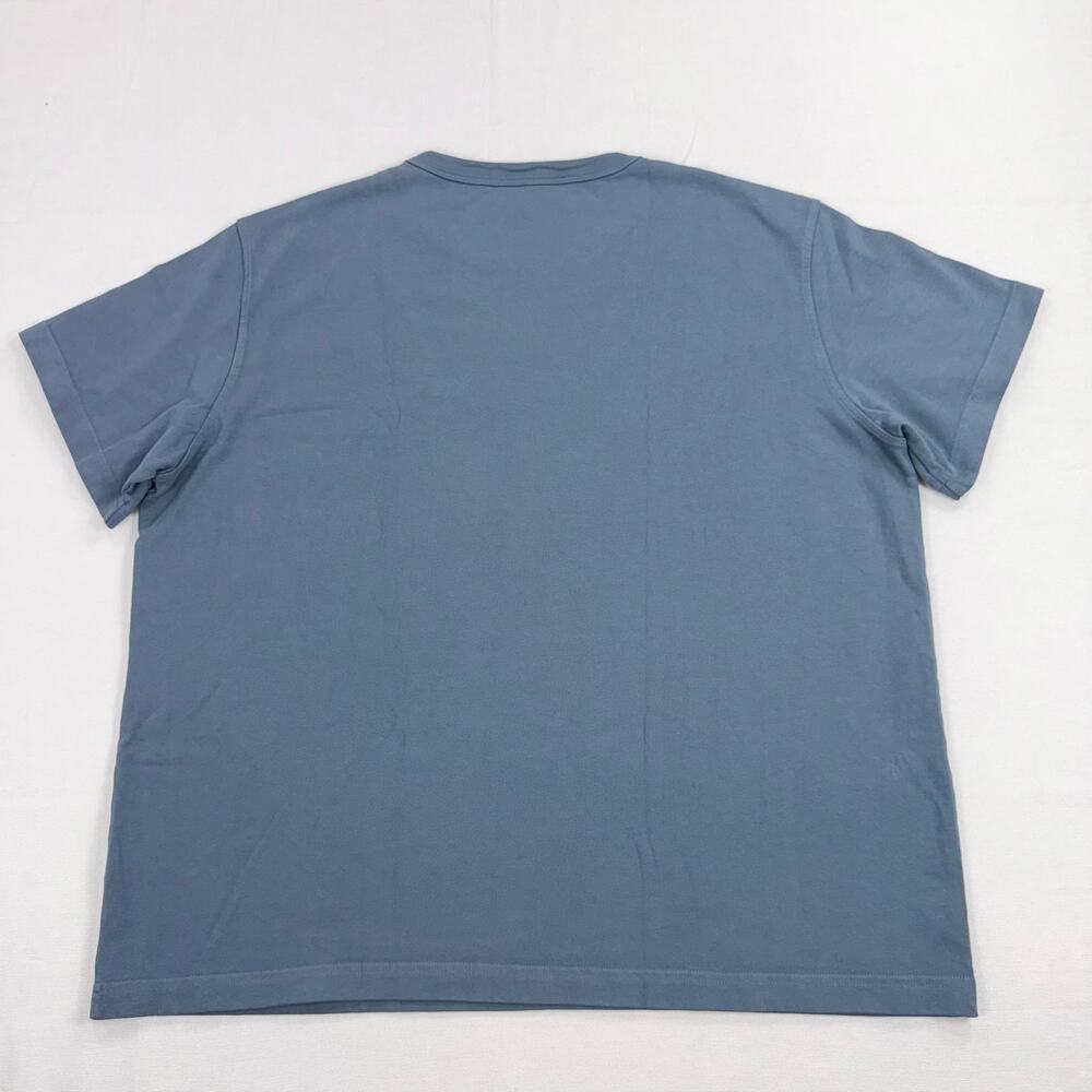 American Giant Everest Ultra Heavyweight Cotton Tee Shirt XL Blue - Picture 4 of 11